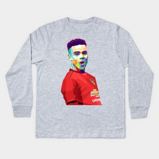 Mason Greenwood Kids Long Sleeve T-Shirt